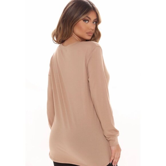 Fashion Nova ✦ We Don’t Accept Negative Vibes Long Sleeve Top ✦ Black Graphic XS - Picture 3 of 3